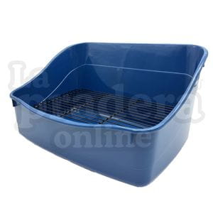 Bandeja higiénica con rejilla