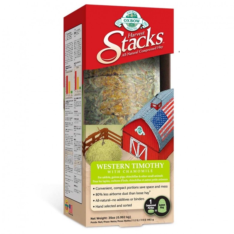 Oxbow Harvest Stacks - Timothy con Manzanilla 1Kg
