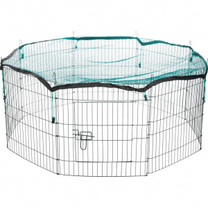 Parque exterior con red (60 x 57cm)x8