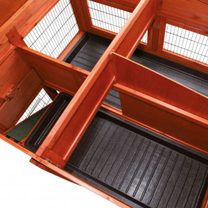 Caseta con parque 135x115x112cm