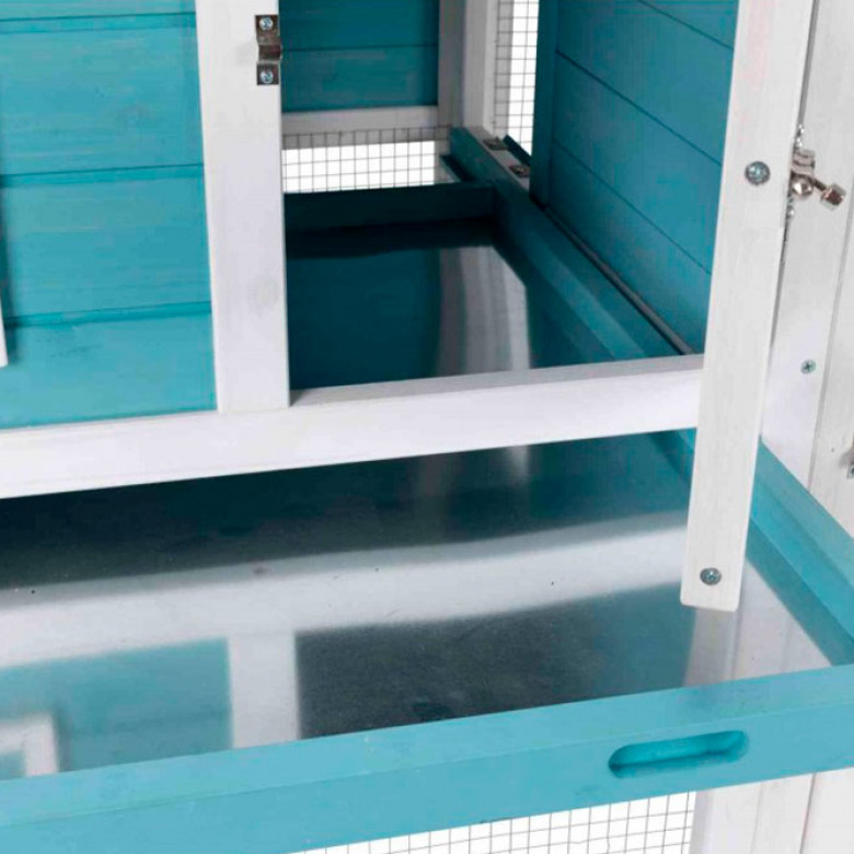 Recinto exterior azul 156x110x80cm