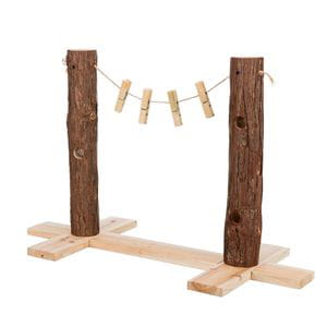 Árbol de alimentación y juegos doble