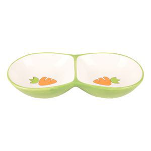 Platillo cerámico zanahoria - doble