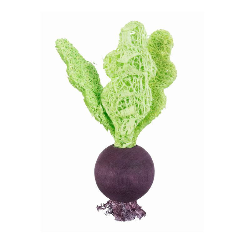 Rabanito y fresa de madera