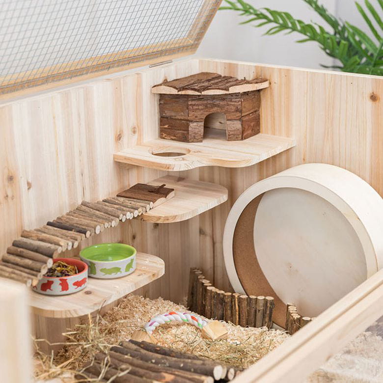 Casa para pequeños roedores